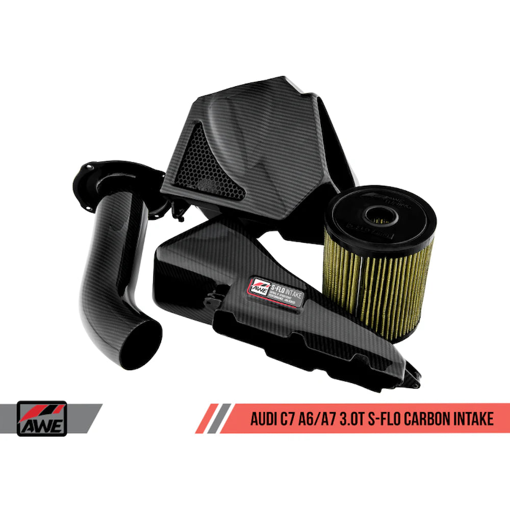 AWE Tuning Audi C7 A6 / A7 3.0T S-FLO Carbon Intake V2 - product view 10 - AWE part 2660-15022