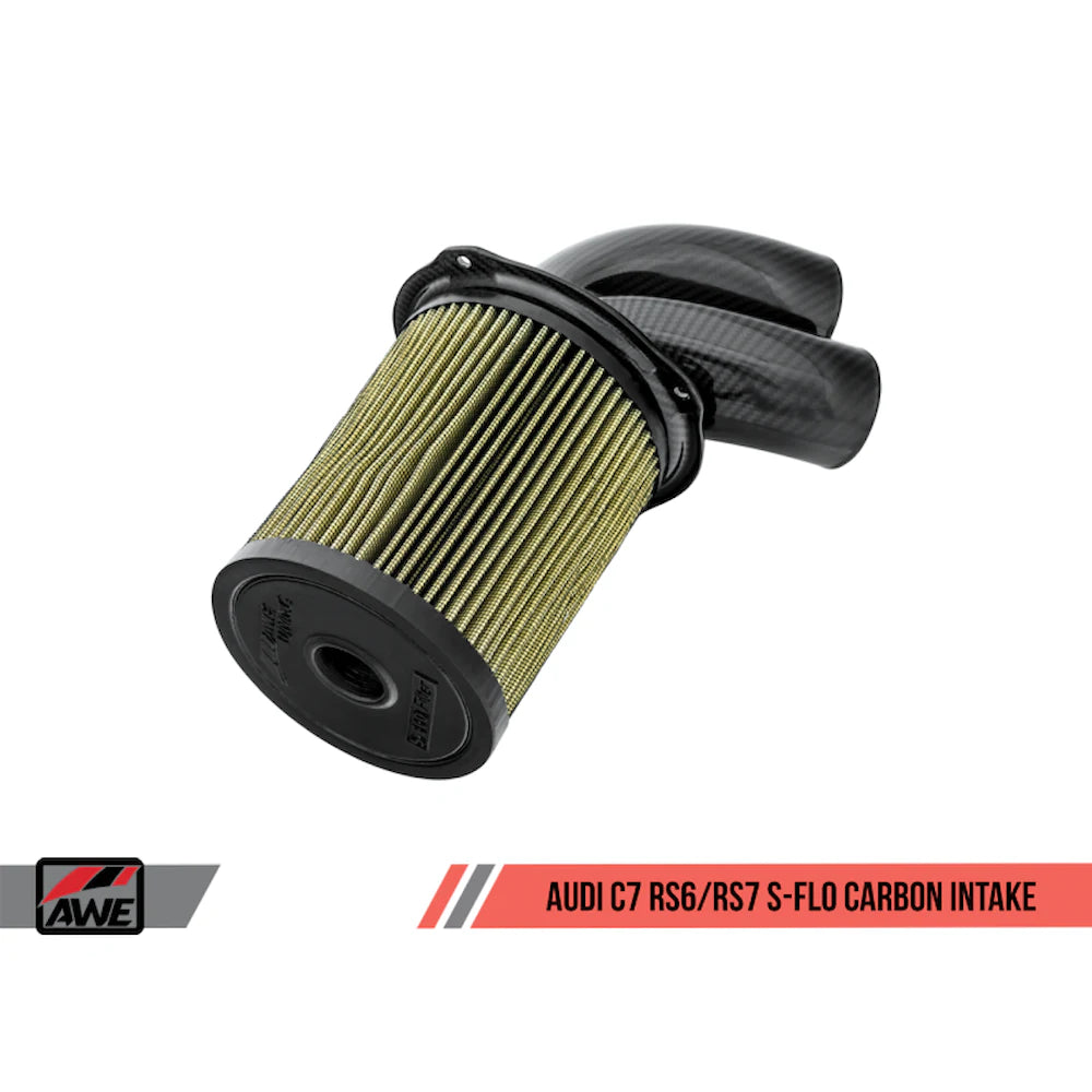 AWE Tuning Audi C7 RS6 / RS7 4.0T S-FLO Carbon Intake V2 - product view 8 - AWE part 2660-15012
