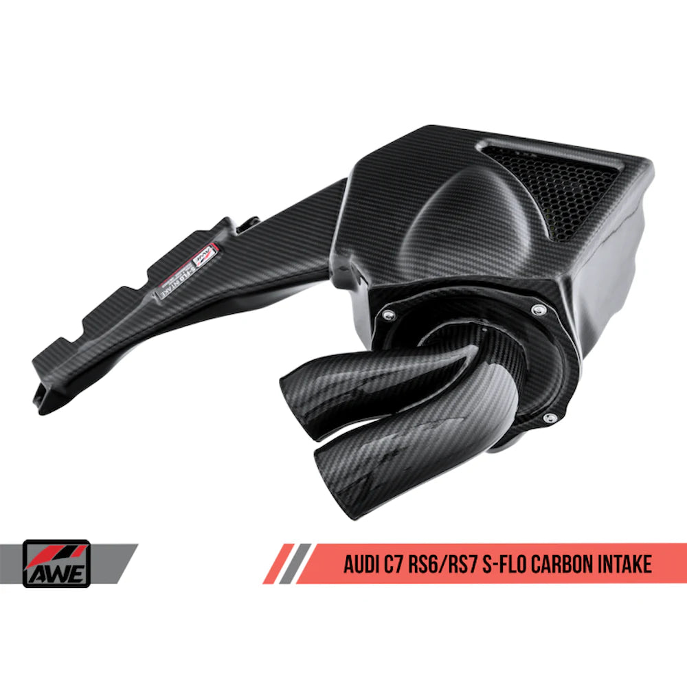 AWE Tuning Audi C7 RS6 / RS7 4.0T S-FLO Carbon Intake V2 - product view 9 - AWE part 2660-15012