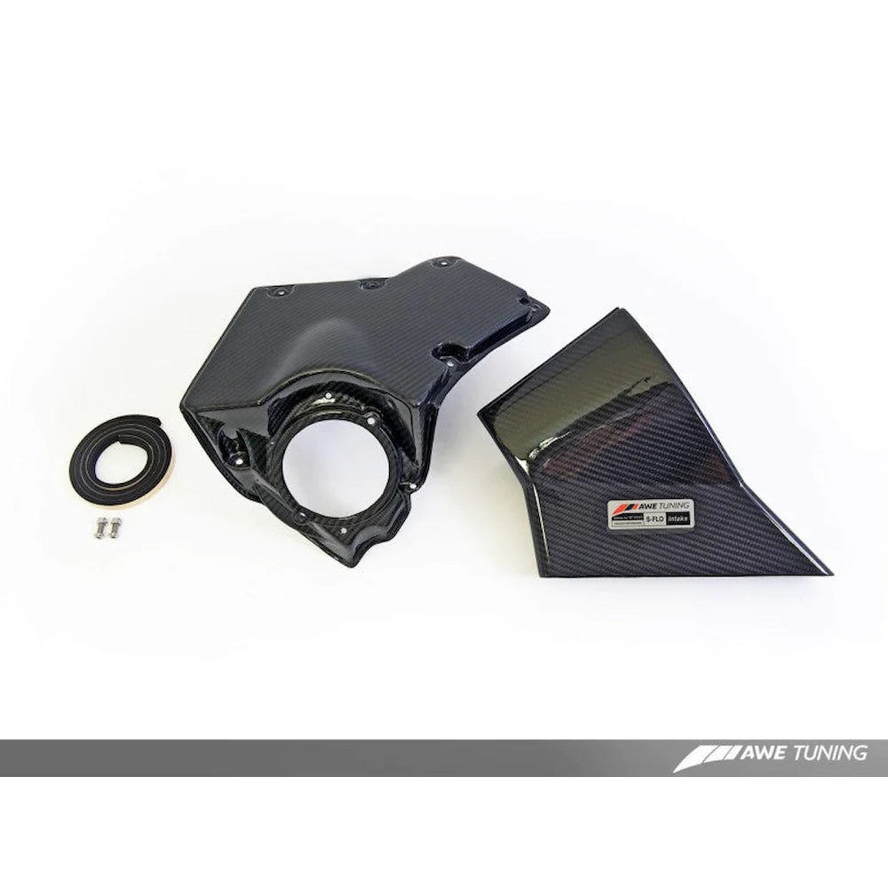 AWE Tuning B8.5 3.0T S-FLO Carbon Intake - product view 3 - AWE part 2660-13026