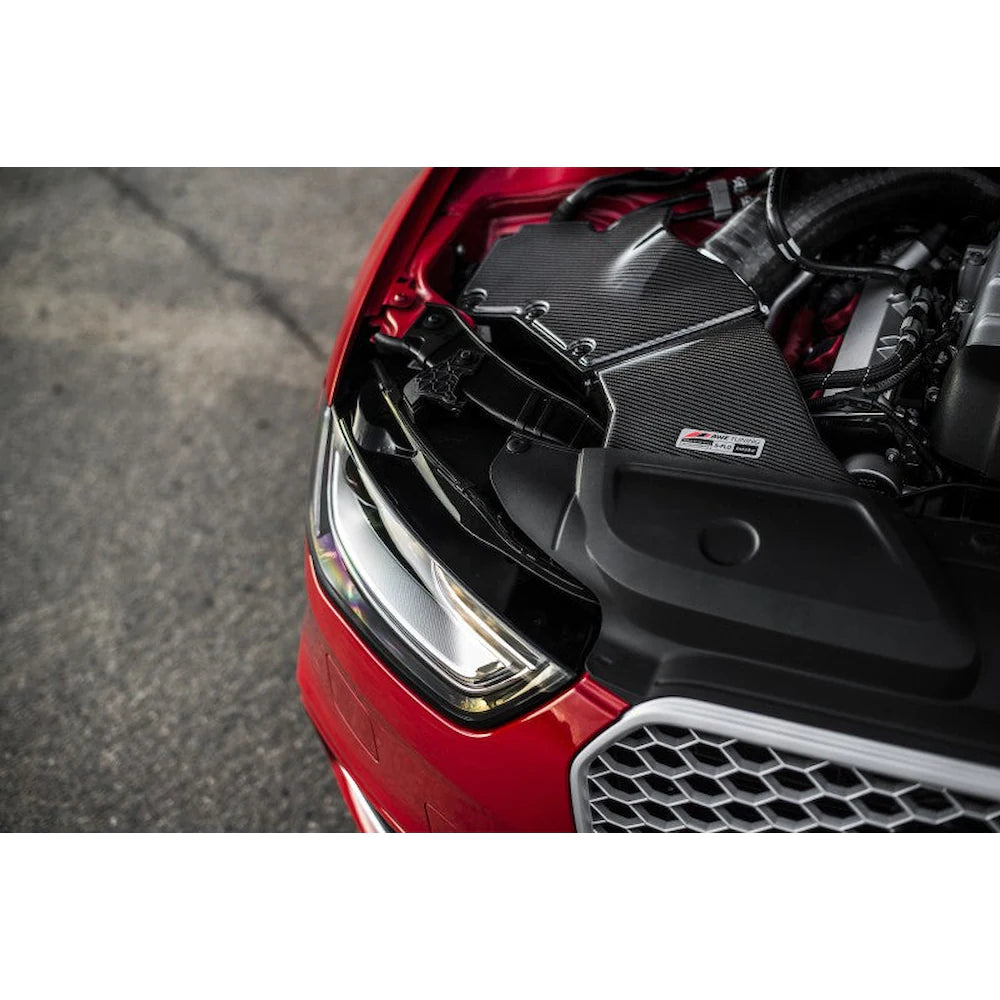 AWE Tuning B8.5 3.0T S-FLO Carbon Intake - product view 4 - AWE part 2660-13026