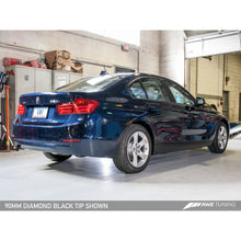 Load image into Gallery viewer, AWE Tuning BMW F30 320i Touring Exhaust w/Performance Mid Pipe - Diamond Black Tip - product view 5 - AWE part 3015-23036