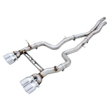 Load image into Gallery viewer, AWE Tuning Track Edition Catback Exhaust for BMW F8X M3/M4 - 4" Chrome Silver Tips - product view 8 - AWE part 3020-42082