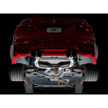 Load image into Gallery viewer, AWE Tuning Track Edition Catback Exhaust for BMW F8X M3/M4 - 4" Chrome Silver Tips - product view 11 - AWE part 3020-42082