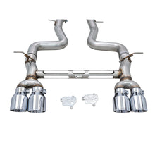 Load image into Gallery viewer, AWE Tuning Track Edition Catback Exhaust for BMW F8X M3/M4 - 4" Chrome Silver Tips - product view 23 - AWE part 3020-42082