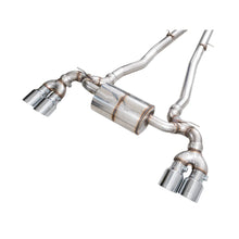 Load image into Gallery viewer, AWE Tuning BMW G90/G99 M5 Touring Edition Cat-Back Exhaust - Chrome Silver Tips - product view 3 - AWE part 3015-42790