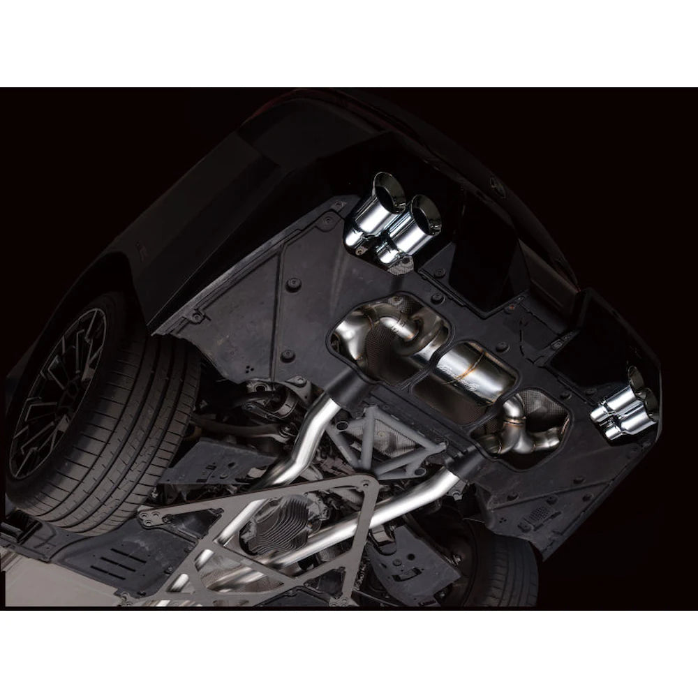 AWE Tuning BMW G90/G99 M5 Touring Edition Cat-Back Exhaust - Chrome Silver Tips - product view 13 - AWE part 3015-42790