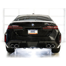 Load image into Gallery viewer, AWE Tuning BMW G90/G99 M5 Track Edition Cat-Back Exhaust - Chrome Silver Tips - product view 8 - AWE part 3020-42790