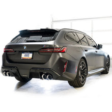 Load image into Gallery viewer, AWE Tuning BMW G90/G99 M5 Track Edition Cat-Back Exhaust - Chrome Silver Tips - product view 10 - AWE part 3020-42790