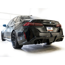 Load image into Gallery viewer, AWE Tuning BMW G90/G99 M5 Track Edition Cat-Back Exhaust - Diamond Black Tips - product view 4 - AWE part 3020-43790
