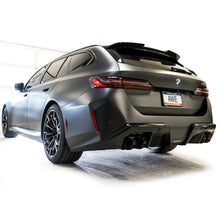 Load image into Gallery viewer, AWE Tuning BMW G90/G99 M5 Track Edition Cat-Back Exhaust - Diamond Black Tips - product view 6 - AWE part 3020-43790