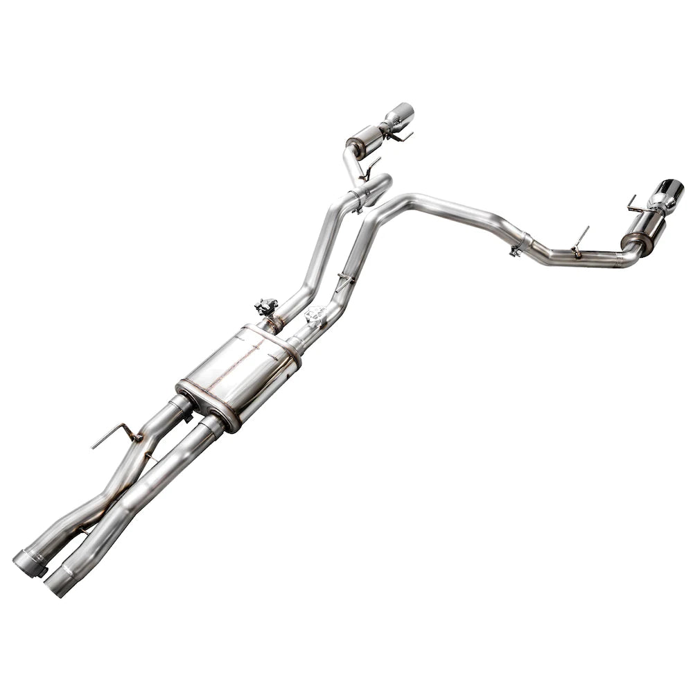 AWE Gen 3 Raptor R SwitchPath Exhaust  - Chrome Silver Tips - product view 3 - AWE part 3025-32852