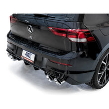 Load image into Gallery viewer, AWE MK8 Volkswagen Golf R 3in Touring Edition Quad Exhaust - Chrome Silver Tips - product view 2 - AWE part 3015-42658