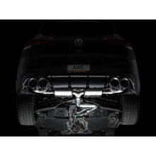 Load image into Gallery viewer, AWE MK8 Volkswagen Golf R 3in Touring Edition Quad Exhaust - Chrome Silver Tips - product view 8 - AWE part 3015-42658