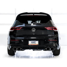 Load image into Gallery viewer, AWE MK8 Volkswagen Golf R 3in Touring Edition Quad Exhaust - Chrome Silver Tips - product view 9 - AWE part 3015-42658