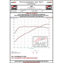 Load image into Gallery viewer, AWE MK8 Volkswagen Golf R 3in Touring Edition Quad Exhaust - Chrome Silver Tips - product view 11 - AWE part 3015-42658
