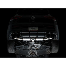 Load image into Gallery viewer, AWE MK8 Volkswagen Golf R 3in Touring Edition Quad Exhaust - Diamond Black Tips - product view 7 - AWE part 3015-43658