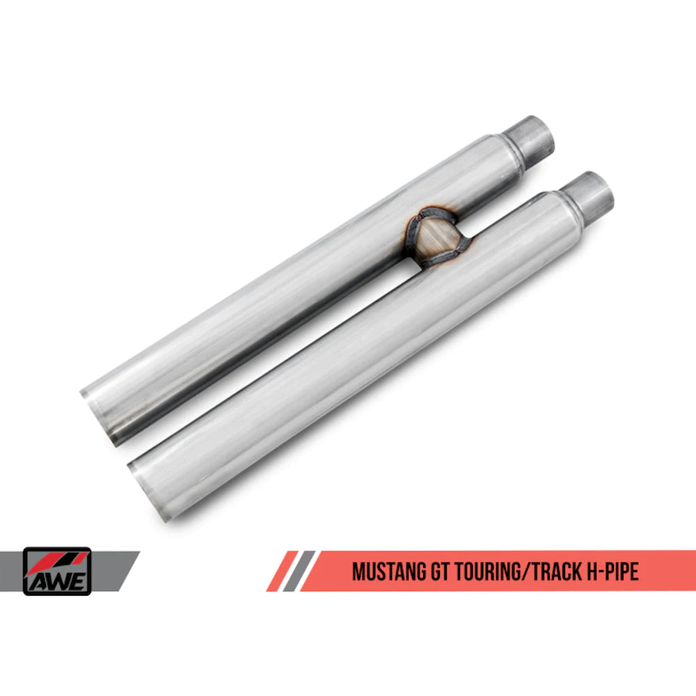 AWE Tuning S550 Mustang GT Cat-back Exhaust - Touring Edition (Diamond Black Tips) - product view 4 - AWE part 3015-33084