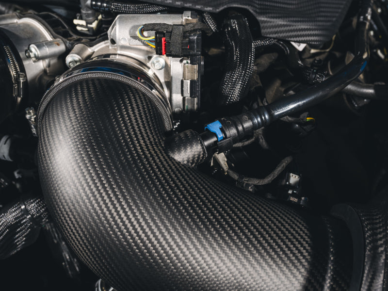 AWE S650 Mustang GT carbon fiber intake system for 2024-2026 5.0L V8 models