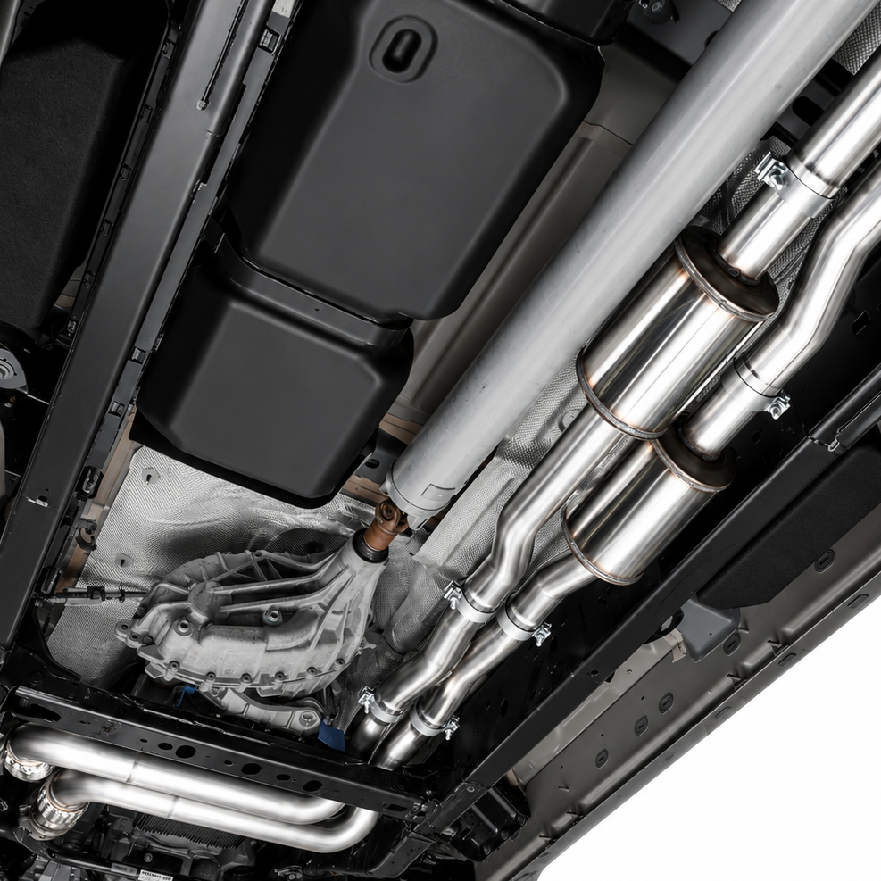 AWE true dual 3 inch catback exhaust system for 2025+ RAM 1500 Rebel