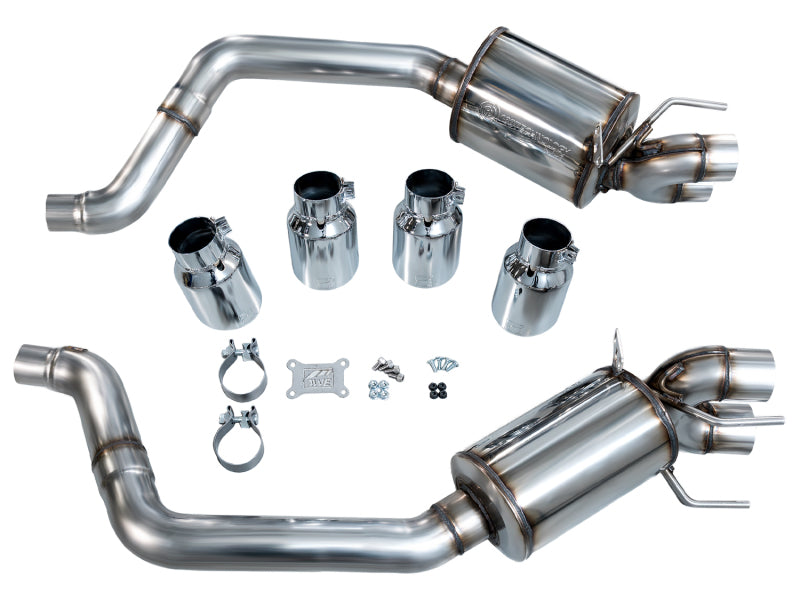 AWE Tuning AWE Tuning 05-07 C6 Chevrolet Corvette 6.0L Touring Edition Axle-Back Exhaust w/ Chrome Silver Tips