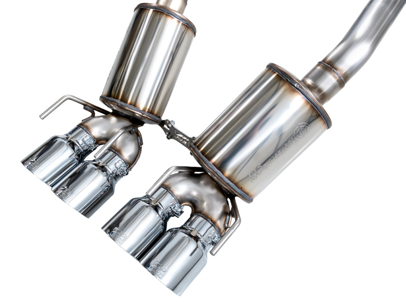 AWE Tuning AWE Tuning 05-07 C6 Chevrolet Corvette 6.0L Touring Edition Axle-Back Exhaust w/ Chrome Silver Tips