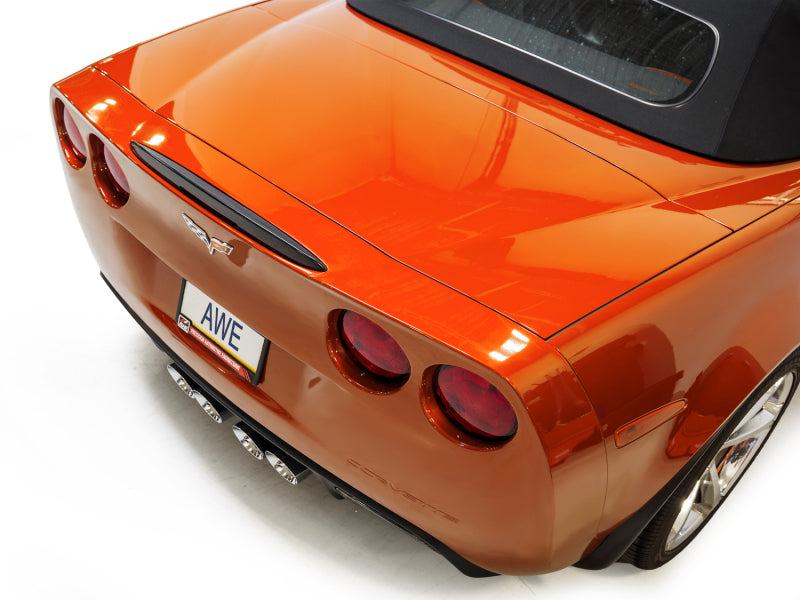 AWE Tuning AWE Tuning 05-07 C6 Chevrolet Corvette 6.0L Touring Edition Axle-Back Exhaust w/ Chrome Silver Tips