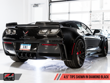 Load image into Gallery viewer, AWE Tuning 14-19 Chevy Corvette C7 Z06/ZR1 Track Edition Axle-Back Exhaust w/Black Tips - Black Ops Auto Works