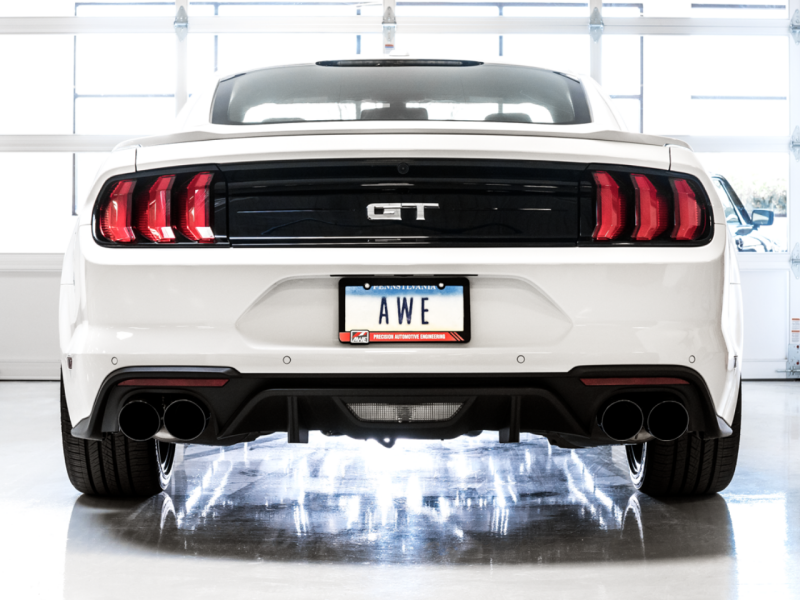 AWE Tuning AWE Tuning 18-23 S550 Mustang GT SwitchPath Exhaust - Diamond Black Tips