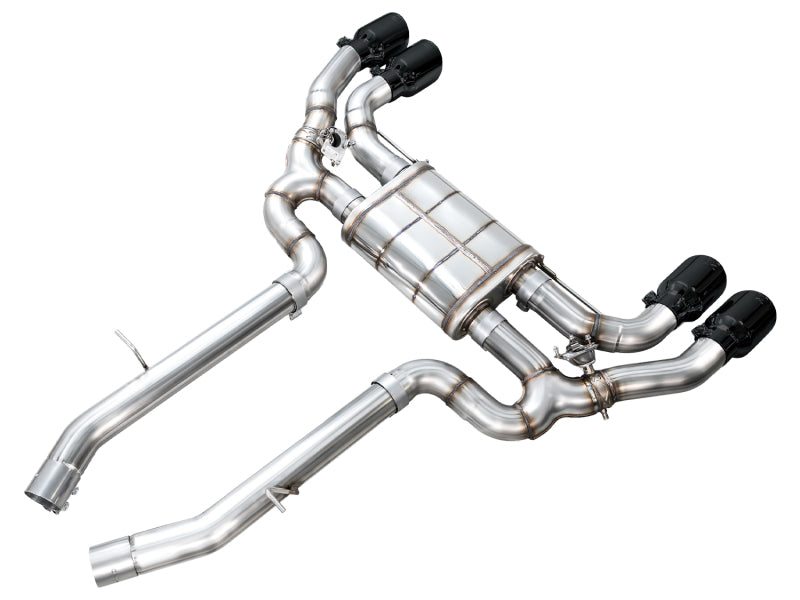 AWE Tuning AWE Tuning 20-25 BMW X3 M/M Comp (F97) AWD SwitchPath Axle-Back Exhaust - Diamond Black Tips