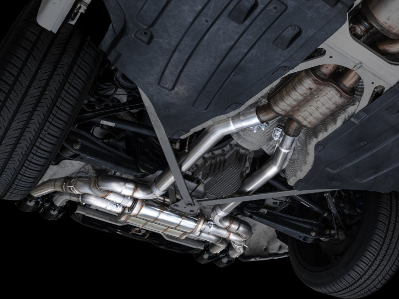 AWE Tuning AWE Tuning 20-25 BMW X3 M/M Comp (F97) AWD SwitchPath Axle-Back Exhaust - Diamond Black Tips