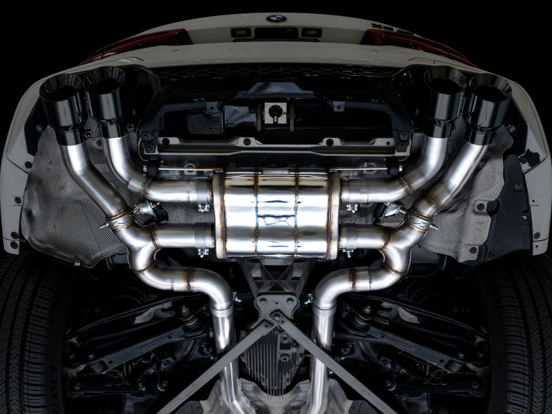 AWE Tuning AWE Tuning 20-25 BMW X3 M/M Comp (F97) AWD SwitchPath Axle-Back Exhaust - Diamond Black Tips
