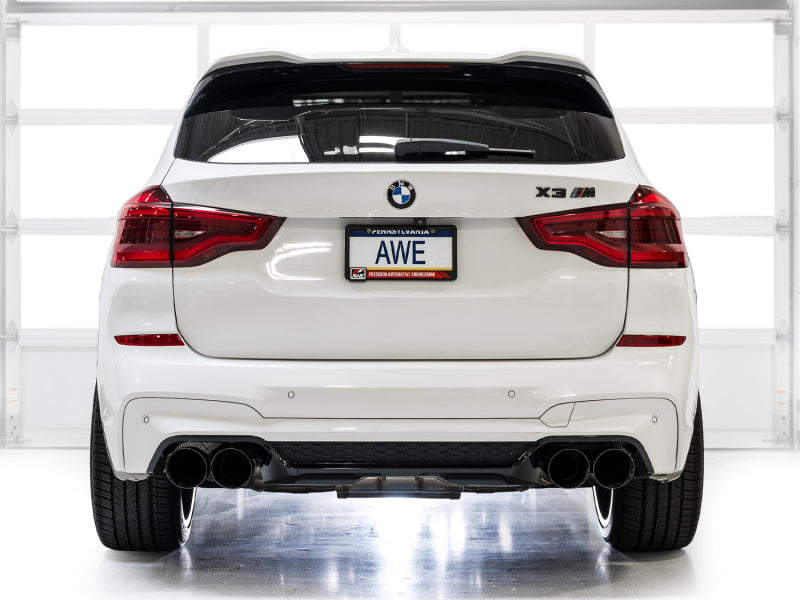 AWE Tuning AWE Tuning 20-25 BMW X3 M/M Comp (F97) AWD SwitchPath Axle-Back Exhaust - Diamond Black Tips