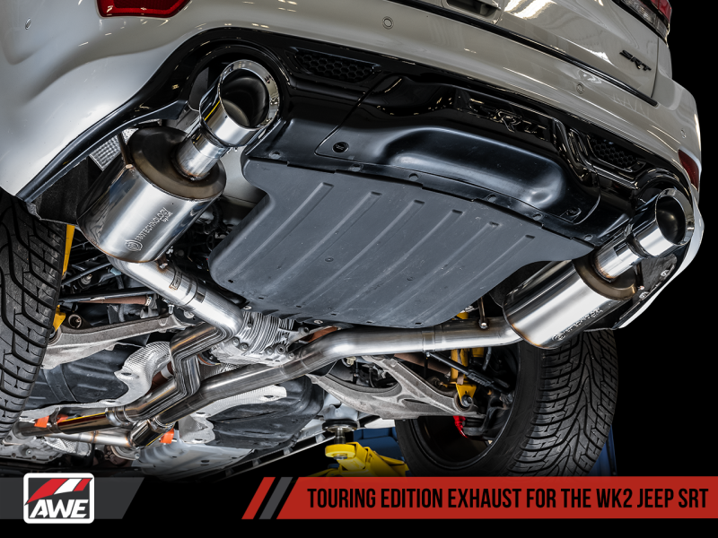 AWE Tuning 2020 Jeep Grand Cherokee SRT Touring Edition Exhaust - Chrome Silver Tips - Black Ops Auto Works