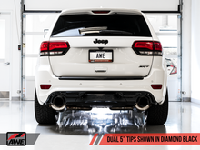 Load image into Gallery viewer, AWE Tuning 2020 Jeep Grand Cherokee SRT Touring Edition Exhaust - Diamond Black Tips - Black Ops Auto Works
