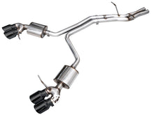 Load image into Gallery viewer, Full view of AWE Tuning 2022+ Porsche Macan 2.9TT Touring Edition Catback Exhaust with quad diamond black tips