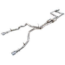 Load image into Gallery viewer, AWE Tuning AWE Tuning 2025+ RAM 1500 RHO 3.0 I6 TT 0FG Dual Rear Exit Cat-Back Exhaust - Chrome Silver Tips