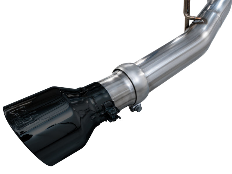 AWE Tuning AWE Tuning 2025+ RAM 1500 RHO 3.0 I6 TT 0FG Dual Rear Exit Cat-Back Exhaust - Diamond Black Tips