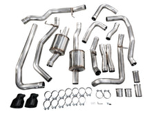 Load image into Gallery viewer, AWE Tuning AWE Tuning 2025+ RAM 1500 RHO 3.0 I6 TT 0FG Dual Rear Exit Cat-Back Exhaust - Diamond Black Tips