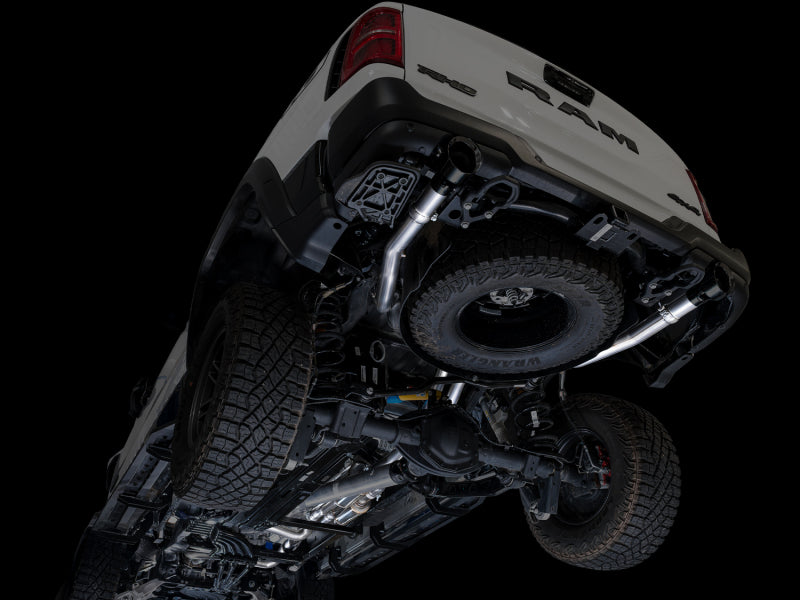 AWE Tuning AWE Tuning 2025+ RAM 1500 RHO 3.0 I6 TT 0FG Dual Rear Exit Cat-Back Exhaust - Diamond Black Tips