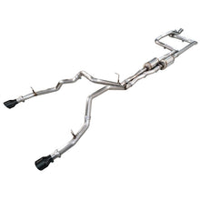 Load image into Gallery viewer, AWE Tuning AWE Tuning 2025+ RAM 1500 RHO 3.0 I6 TT 0FG Dual Rear Exit Cat-Back Exhaust - Diamond Black Tips