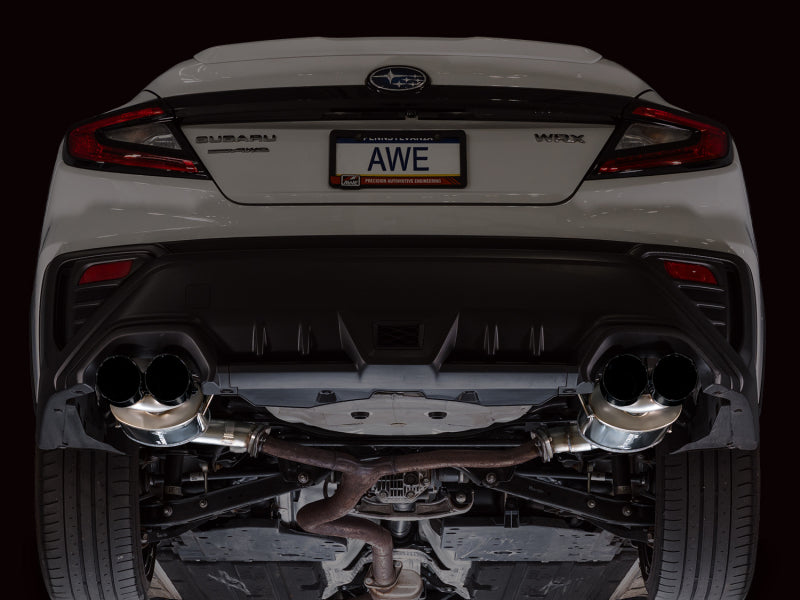 AWE Tuning AWE Tuning 22-25 Subaru VB WRX Touring Edition Axle-Back Exhaust - Diamond Black Tips