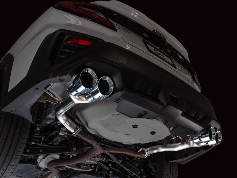 AWE Tuning AWE Tuning 22-25 Subaru VB WRX Track Edition Axle-Back Exhaust - Chrome Silver Tips
