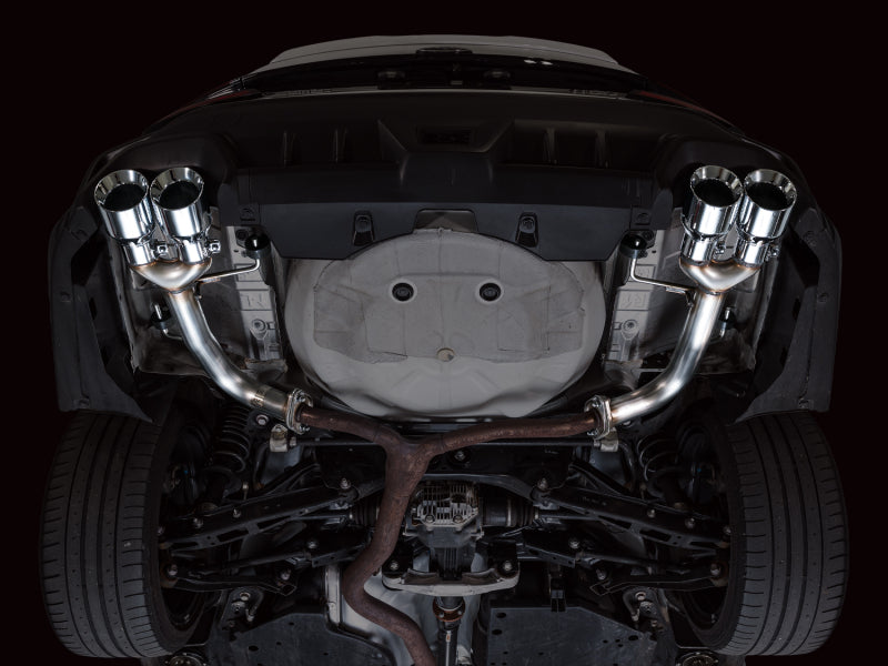 AWE Tuning AWE Tuning 22-25 Subaru VB WRX Track Edition Axle-Back Exhaust - Chrome Silver Tips