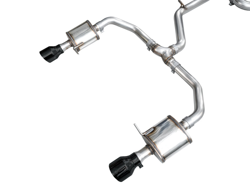 AWE Tuning AWE Tuning 22-25 Volkswagen Jetta GLI Touring Edition Exhaust - Diamond Black Tips