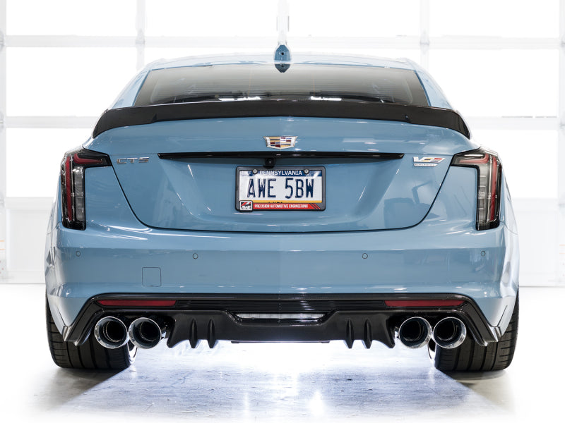 AWE Tuning AWE Tuning 22-26 Cadillac CT5-V Blackwing SwitchPath Exhaust - Chrome Silver Tips