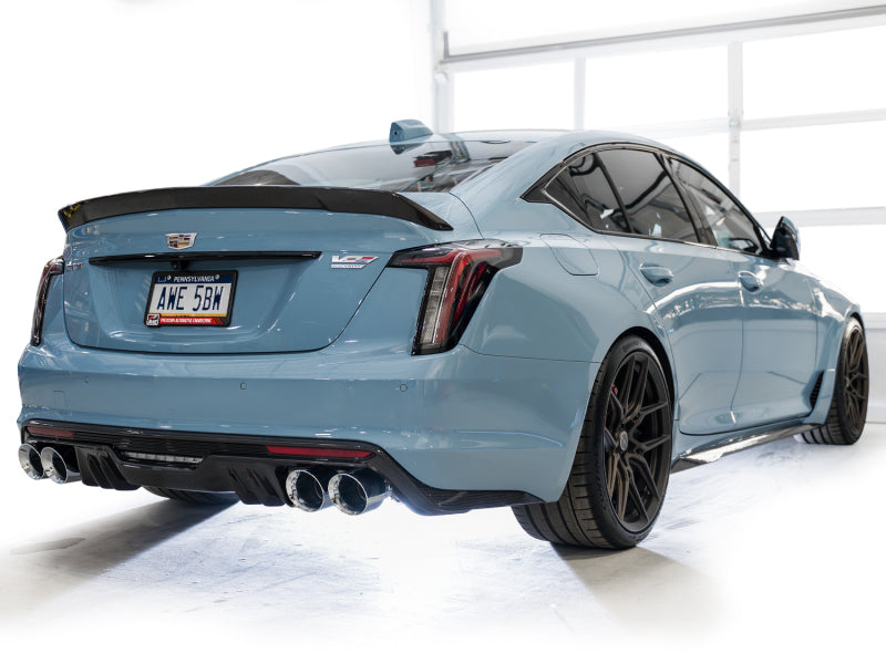 AWE Tuning AWE Tuning 22-26 Cadillac CT5-V Blackwing SwitchPath Exhaust - Chrome Silver Tips