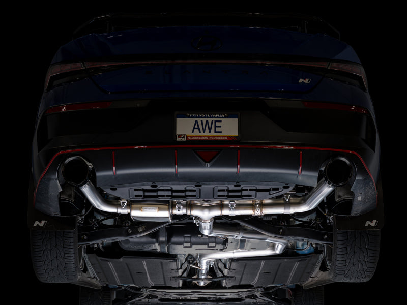 AWE Tuning AWE Tuning 22-26 Hyundai Elantra N SwitchPath Cat-Back Exhaust - Diamond Black Tips