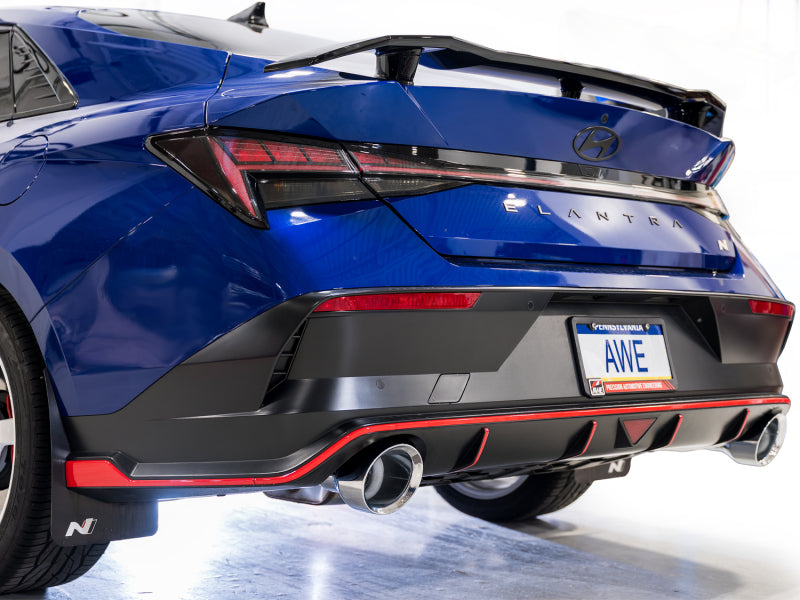 AWE Tuning AWE Tuning 22-26 Hyundai Elantra N Track Edition Cat-Back Exhaust - Chrome Silver Tips