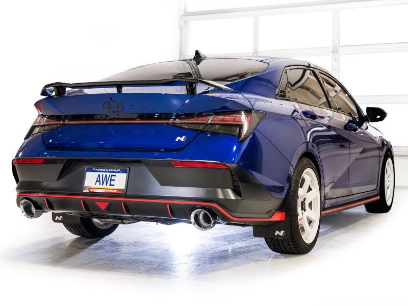 AWE Tuning AWE Tuning 22-26 Hyundai Elantra N Track Edition Cat-Back Exhaust - Chrome Silver Tips